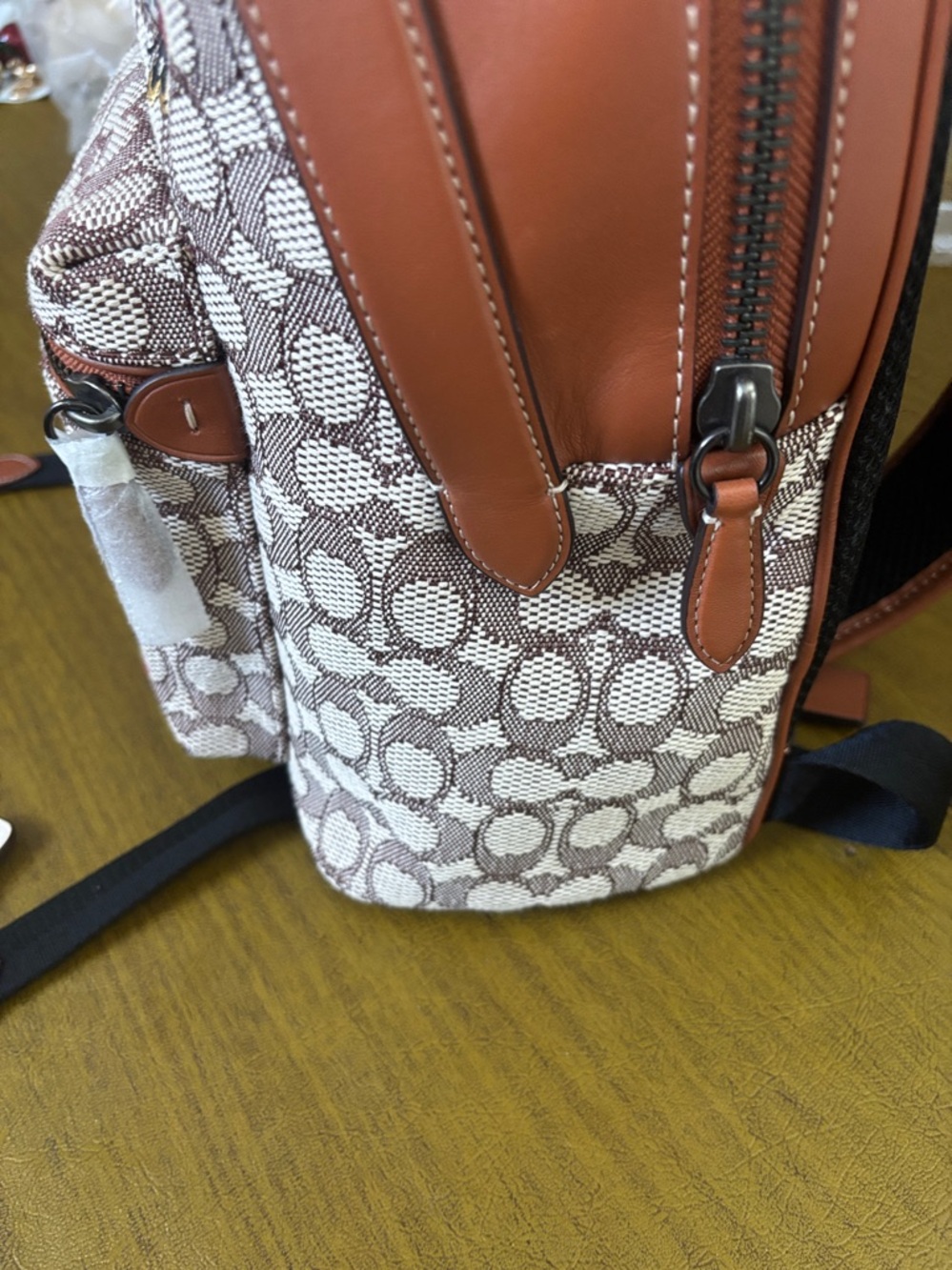 Disney X Coach Charter Backpack Signature Textile jacquard with keychain - Picture 11 of 17